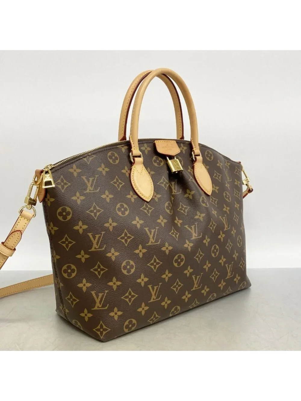 Louis Vuitton Handbag Monogram Boetie NM MM Brown 2-Way Bag